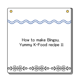 How to make Bingsu. Yummy K-Food recipe 11