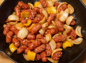 Stir-fried Sausage with Vegetables