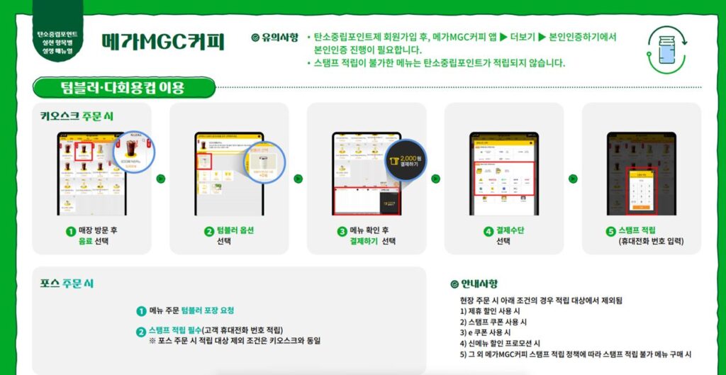 메가커피 전자영수증 신청방법2